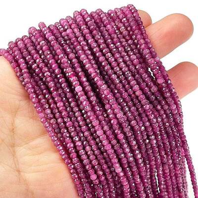Natural Ruby Beads Strands