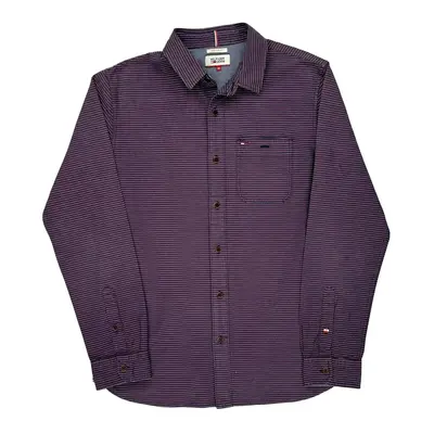 Hilfiger Denim Striped Shirt - Medium Purple Cotton