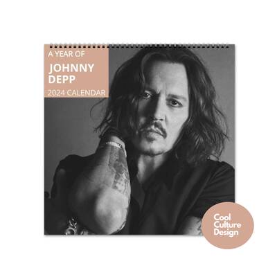 Johnny Depp Calendar Vol.1 - 2024 Calendar, Wall Calendar 2024