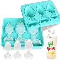 Prank Fun - Ice Cube Mold Tray Novelty, Silicone Ice Cube Tray Mold, Novelty Ice Tray DIY with Lid Homemade Fun Party Novelty...