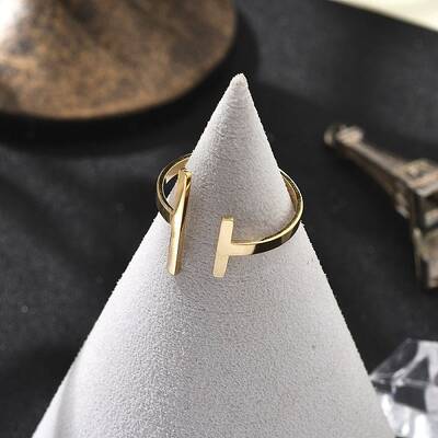 304 Stainless Steel Open Cuff Rings for Women