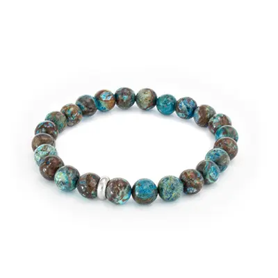 Agato MINK129/20 Jasper Bead Bracelet