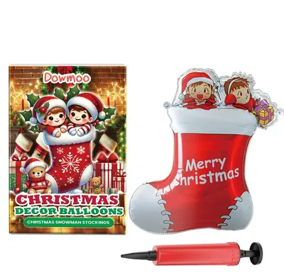 Christmas Decor Balloons Christmas Snowman | style: Snowman Socks Balloon