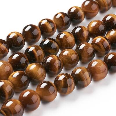 Natural Tiger Eye Beads Strands