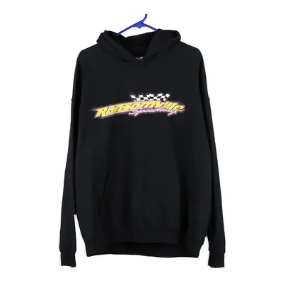 Ransomville Speedway Gildan Hoodie - XL Black Cotton Blend