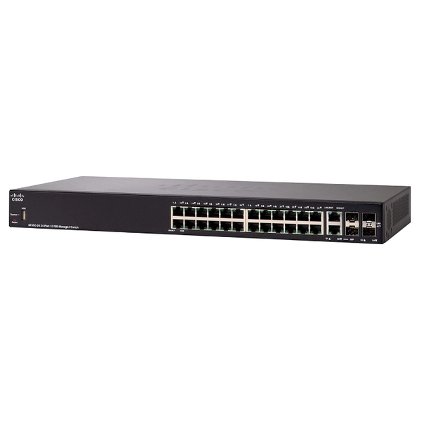 SF350-24-K9-NA Cisco SF350-24 24-Port + 4-Port SFP Layer 3 Switch