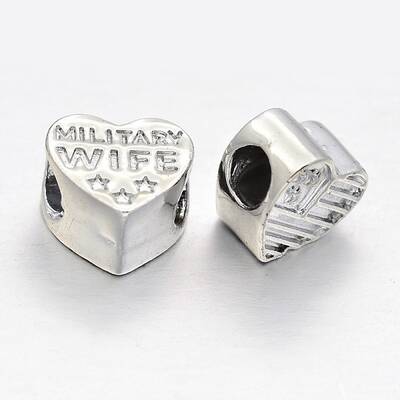 Alloy European Beads