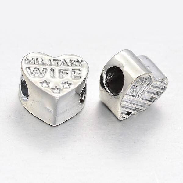 Alloy European Beads