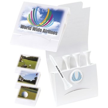 500 Promotional 4-1 Golf Tee Packet - 2-3/4