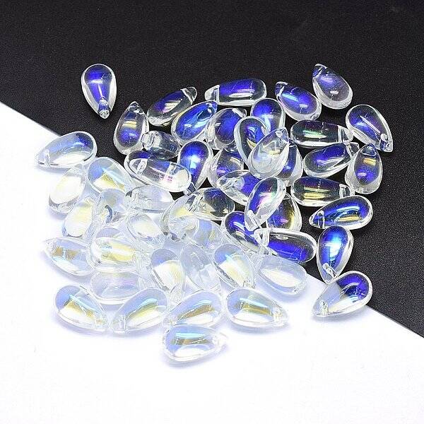 Transparent Glass Charms