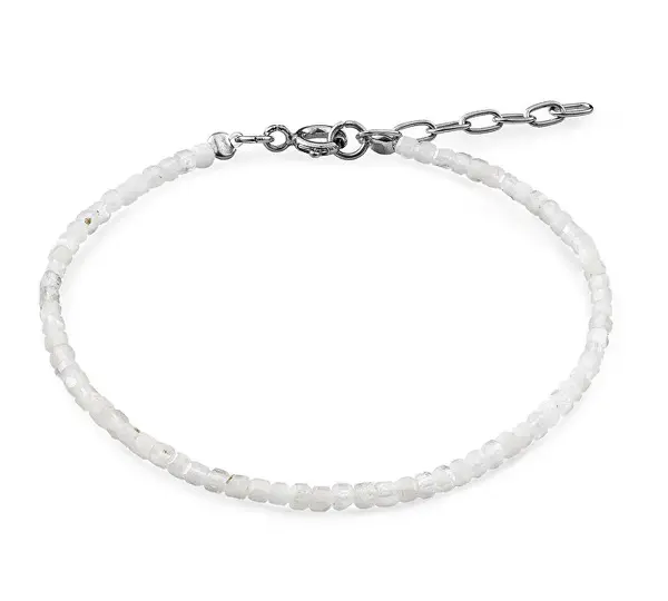 Again Jewelry Bracciale In Pietra Di Luna Minerale Ajknr012