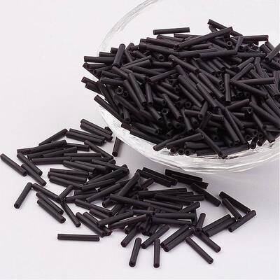 Glass Bugle Beads