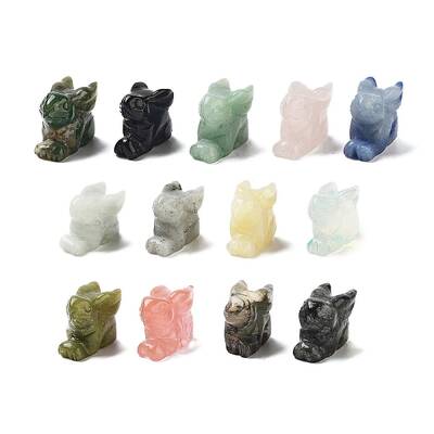 Natural & Synthetic Gemstone Carved Figurines