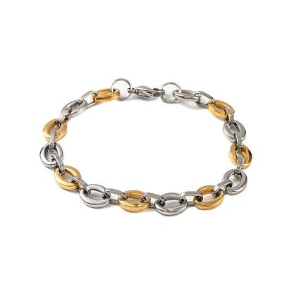 201 Stainless Steel Oval Link Chain Bracelets