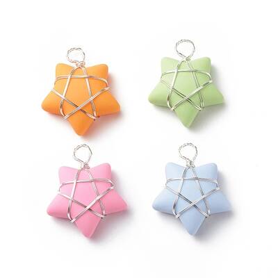 Opaque Resin Pendants