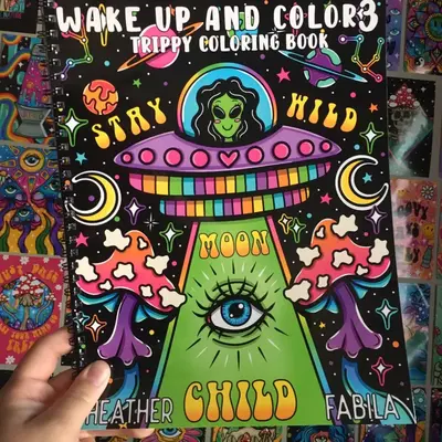 Wake up and color part 3 coloring book