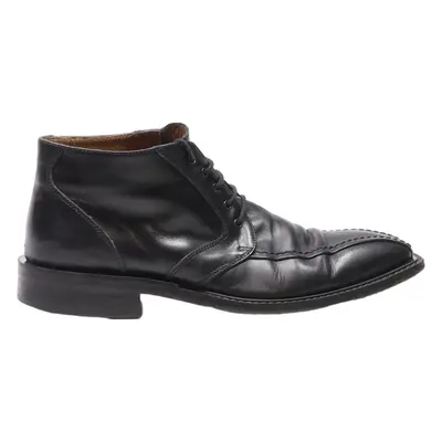 NERO GIARDINI Lace-Up Boots Black Leather Mens UK 9