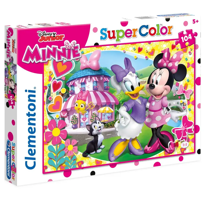 Clementoni SuperColor Minnie Mouse Puzzle Per bambine 5+ anni 104 pezzi