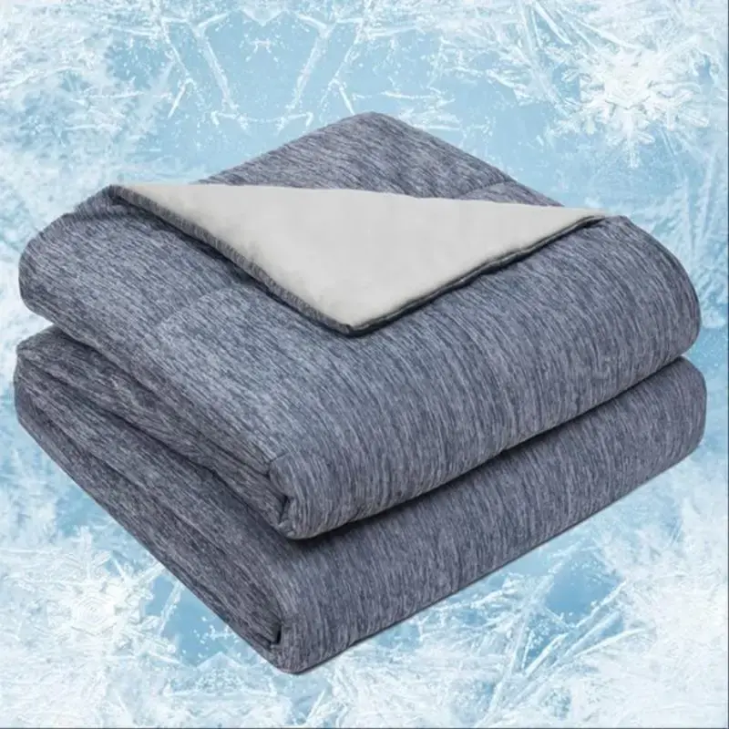 Cooling Blanket, Lightweight Breathable Silky Soft Blanket, Comfortable Bedding for Hot Sleepers and Night Sweats, Perfect Gi...