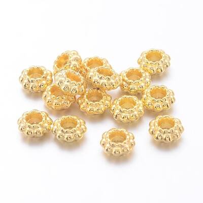 Tibetan Style Alloy Spacer Beads