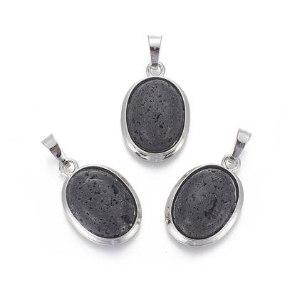 Natural Lava Rock Pendants