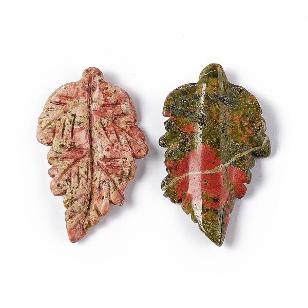 Natural Unakite Pendants