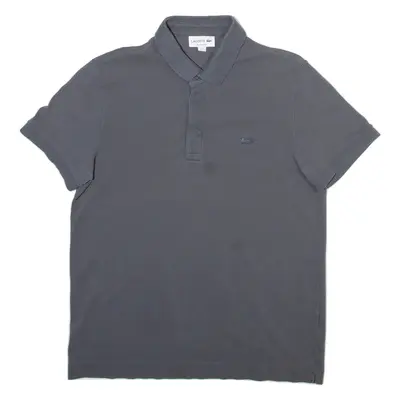 LACOSTE Mens Polo Shirt Grey M