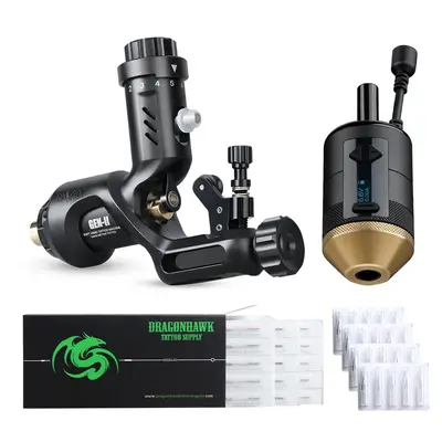 Raven ¢ò Rotary Tattoo Machine Wireless Battery Grip Kit