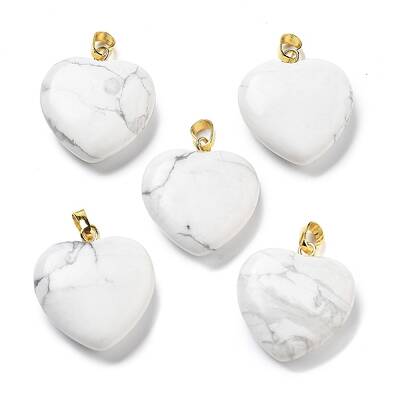 Natural Howlite Pendants
