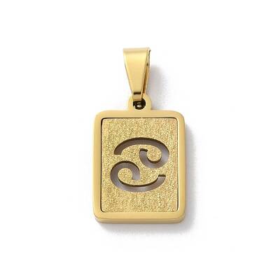 304 Stainless Steel Twelve Constellations Pendants