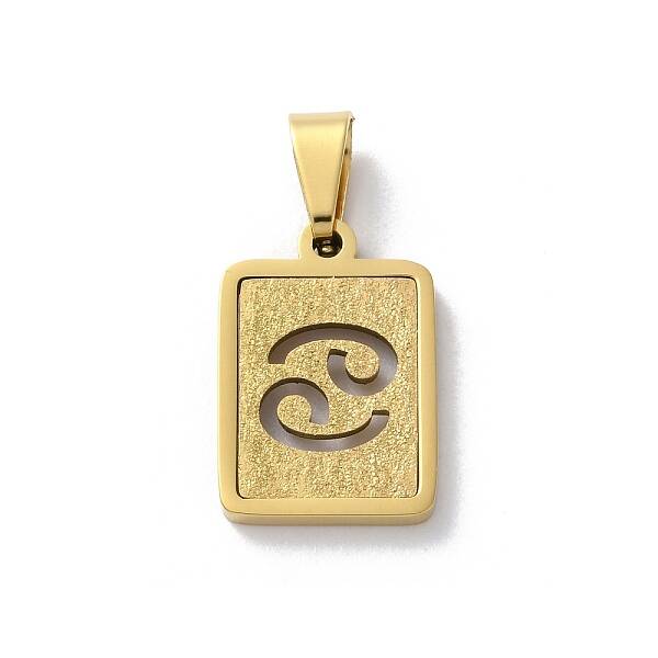 304 Stainless Steel Twelve Constellations Pendants