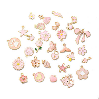 Alloy Enamel Pendants