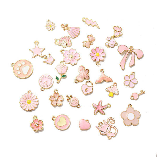 Alloy Enamel Pendants