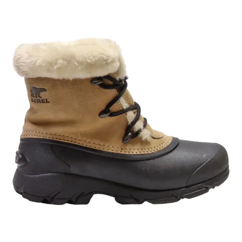 SOREL Snow Boots Brown Leather Womens UK 5