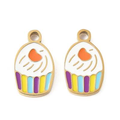 304 Stainless Steel Enamel Charms