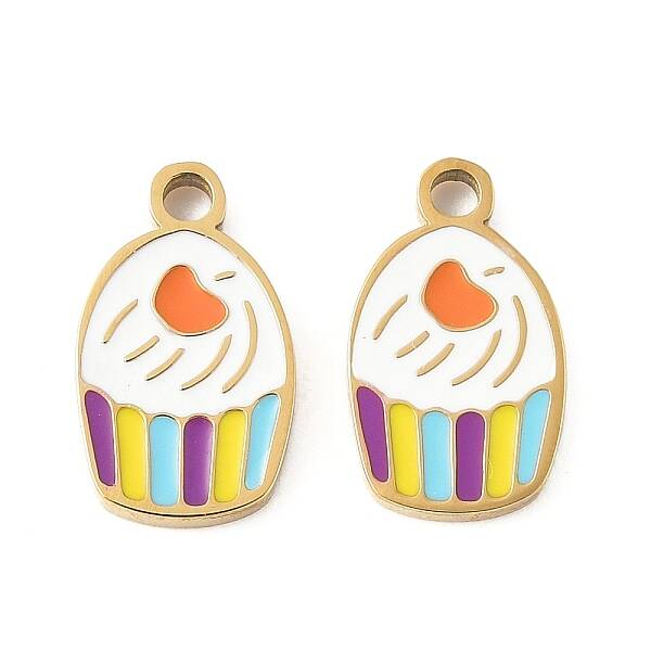 304 Stainless Steel Enamel Charms