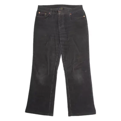 RALPH LAUREN POLO JEANS COMPANY Mens Corduroy Trousers Grey Bootcut W31 L29