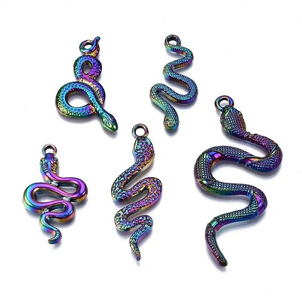 Rainbow Color Alloy Pendants