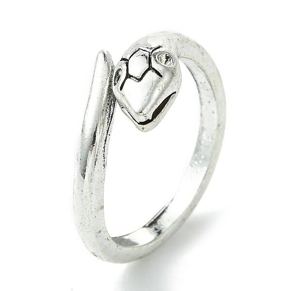 Snake Alloy Open Cuff Rings