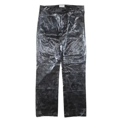 MODELSA Womens Trousers Black Regular Straight W34 L31