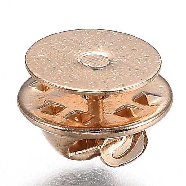 Brass Badge Lapel Pin Back Butterfly Clutches