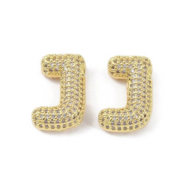 Brass Micro Pave Clear Cubic Zirconia Pendants