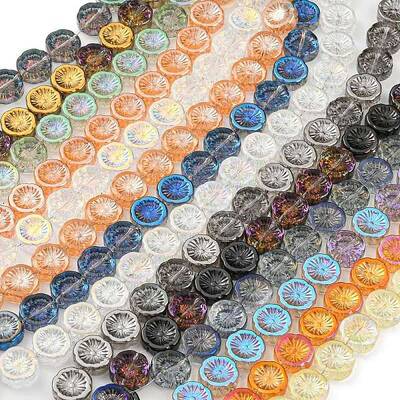 Electroplate Glass Beads Strands