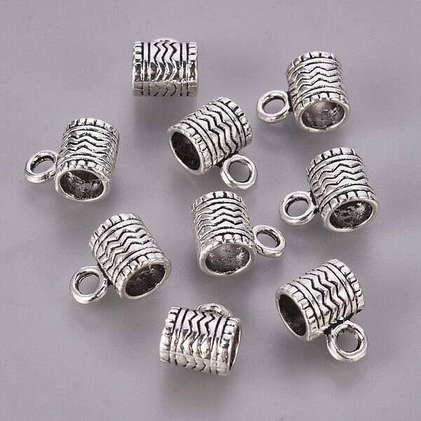 Tibetan Style Alloy Tube Bails