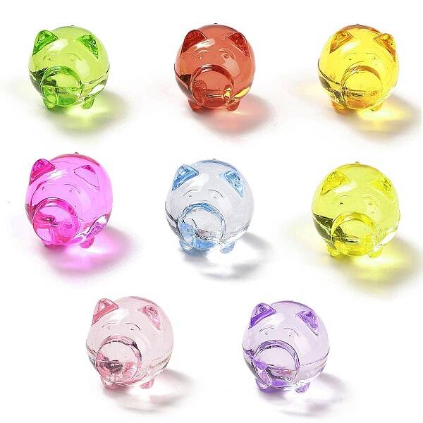 Transparent Acrylic Beads