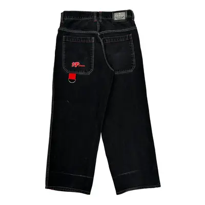 Usa Ice Pole Jeans - 31W 29L Black Cotton