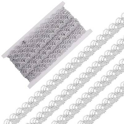 Wavy Metallic Polyester Ribbon