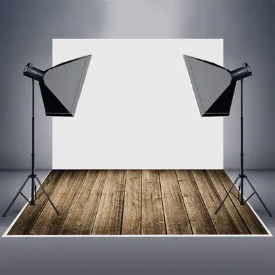 Vignetting Burlywood Wood Photo Rubber Floor Mat - Aperturee