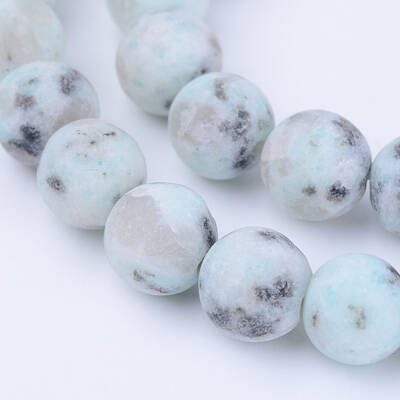 Natural Sesame Jasper/Kiwi Jasper Beads Strands
