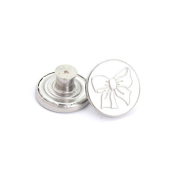 Alloy Button Pins for Jeans